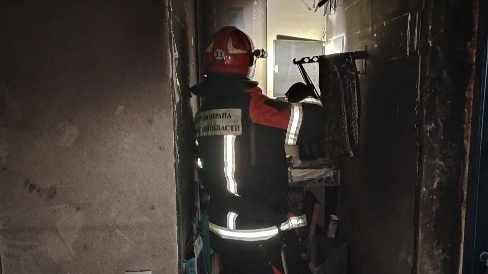 Из пожара в жилом доме в Апатитах спасли пять человек и собаку